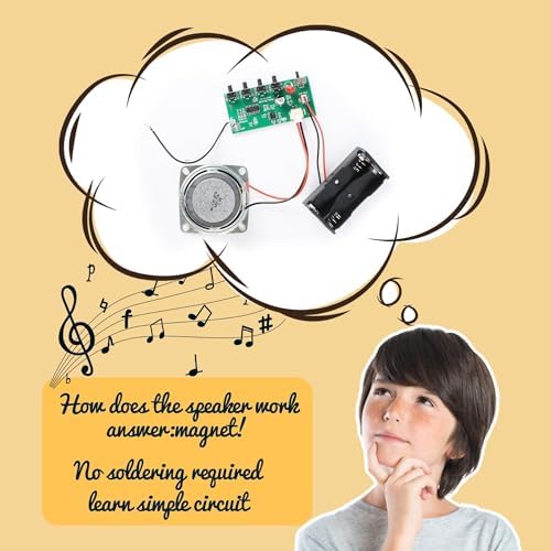 STEM Toys DIY FM Radio Kit, Science Circuit Project, Boy Gift Toys Age 8-13 - Image 5