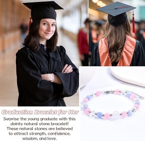 EPIRORA Graduation Gifts Bracelets for Her, Colorful Beaded Bracelets for Women, Class of 2026 Grad Gifts for 5th 8th Grade, Elementary Middle High School, College & Master Degree with Graduation Card - Image 5