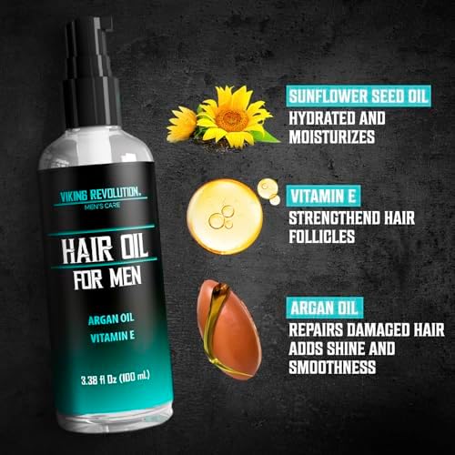 Viking Revolution Hair Texturizing and Care Kit for Men - 3 Piece Set - Image 4
