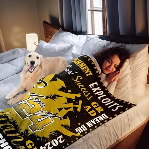 Graduation Gift Blanket Blanket with Pictures Customized Soft Class of 2024 Graduation Gifts Customized Blankets Graduation Gift Card Box Customize Blankets with Photos 54x70inch - Image 6