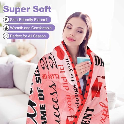 Personalized Senior Class of 2024 Blankets with Photo and Name Custom Blankets with Photos Picture Blankets Customized Blanket Pictures Customized 50x60inch - Image 7