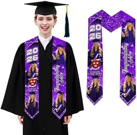 D-Story RN Graduation Stole Custom Nursing Stole Registered Nurse BSN MSN Graduation Sash Class of 2026 by Enjoy-yjl