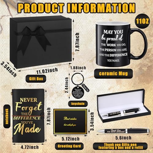 Shellwei 6 Pcs May You Be Proud Mug Black Gift Set - Image 3