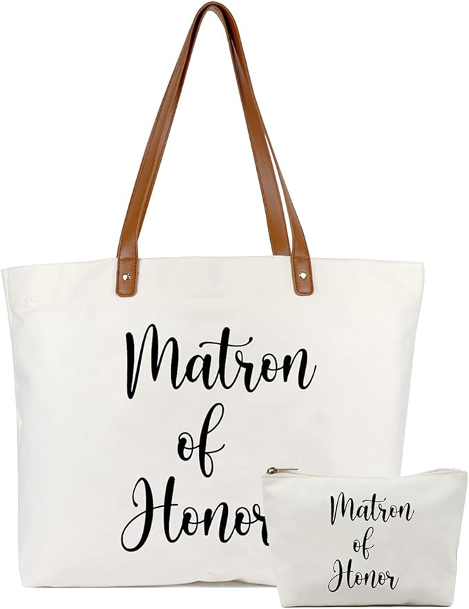 Lamyba New Mom Gifts, Mama Bag Tote with Makeup Bag, Cool Gifts for Mom to be/Expecting Mom/Pregnant Women