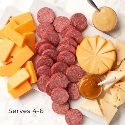 Hickory Farms Farmhouse Meat and Cheese Food Gift Basket (Medium) - Box Set | Charcuterie Board Food | Summer Sausage | Father's Day | Mother's Day | Easter | Christmas | Holiday | Housewarming | Gourmet | Sympathy | Care Package - Image 5