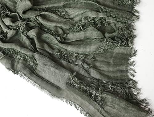 Honra Orraphtstu Newborn Photography Props Baby Photo Posing Wraps Girls Boys Photoshoots Blanket Vintage Fringed Texture Layers (Green) - Image 3