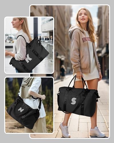 Gifts for Daughter, Initial Travel Duffel Bags, Sports Bags - Image 4