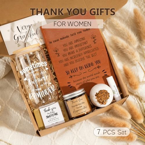 iAOVUEBY Thank You Gift for Women, Employee Apprecition Gifts for Coworkers, Teachers, Thank You Gift for Coworkers Employees Teacher Nurse Secretary Mentor Leader with You're Awesome Journal - Image 2