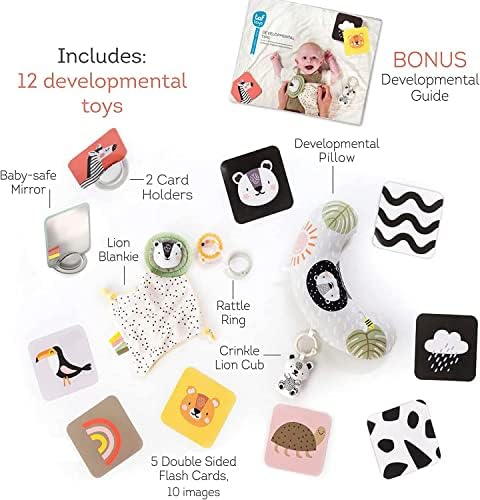 Taf Toys Newborn Developmental Toy Kit, Perfect for Boys and Girls, Includes 12 Essential Boy and Girl Toys for Learning and Stimulation, Ideal New Baby Gift Basket - Image 3