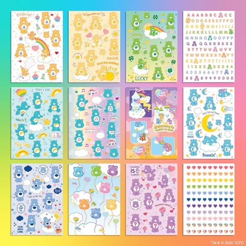 Horizon Group USA Sticker Book, Care Bears, 1500+ Stickers - Image 4