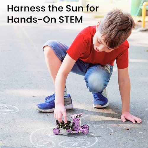 Sillbird Solar Building Robot Kit, 12-in-1 STEM Gift for Boys Aged 8-14 - Image 3
