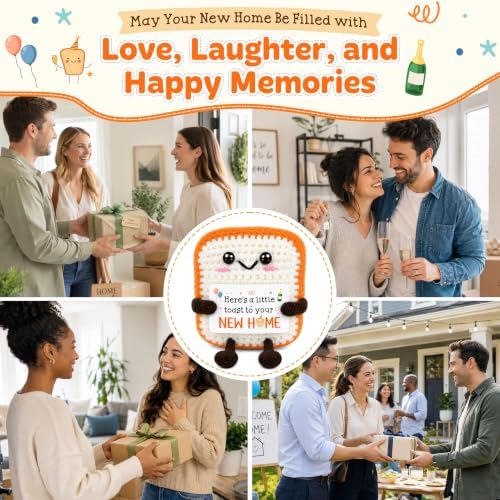 OASSIE House Warming Gifts New Home - Crochet Toast - New Home Gift Ideas - Image 6