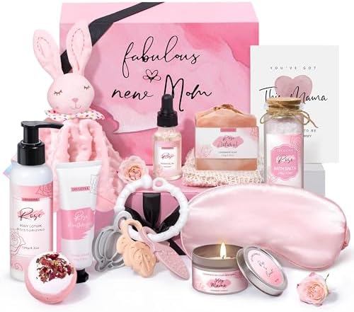 New Mom Gifts for Women, 13Pc New Mom Care Package After Baby by LUCOTIYA