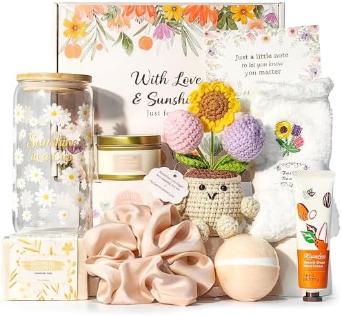 MHSMHL Gift Baskets for Women, Self Care Spa Gift Set, Birthday Gifts by MHSMHL