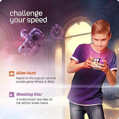 Ninja Blast Rechargeable Game Activity Cube - Toys for Boys and Girls - 9 Fun Brain & Memory Games - Birthday Gifts for Age 6, 7, 8, 9, 10, 11, 12 Year Old Kids Teens - Best Boy Toy Gift Ideas - Image 5