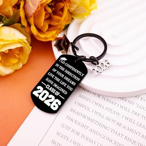 2026 Graduation Keychain for Her Class of 2026 College Graduation Gifts - Image 5