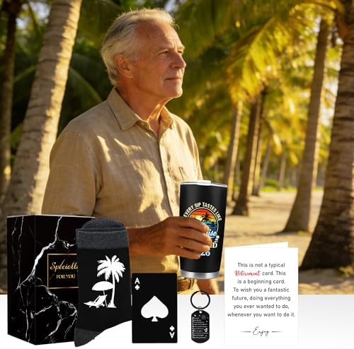 CRASHOT Retirement Gifts for Men 2026, Funny 5 Pcs Legend Farewell Gift Set, Goodbye Going Away Present for Coworker, Dad, Boss, Friends, Includes Tumbler/Card/Keychain/Sock/Bottle Opener - Image 5