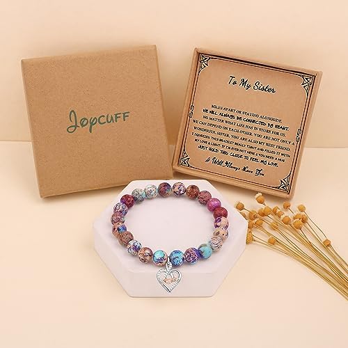 Gifts for Women Faith Cross Bracelet, Unique Amazonite Bracelets for Women - Image 7