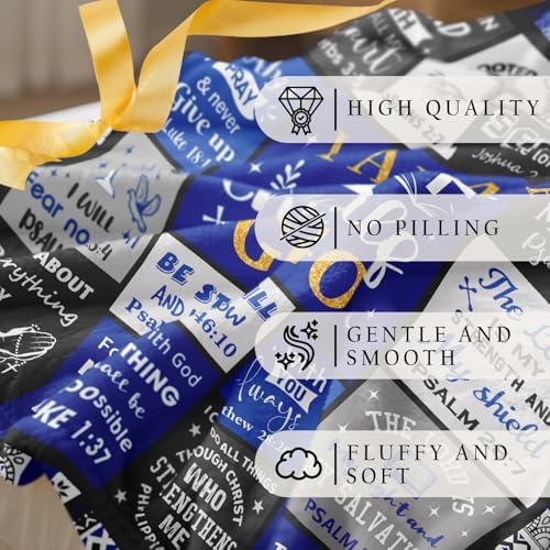 Christian Gifts for Men, Baptism Gifts for Boys, Christian Blanket for Men - Image 7