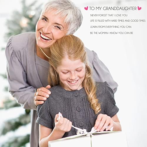 TONY & SANDY Inspirational Bracelets for Women Teen Girls Personalized Gifts for Daughter Granddaughter Mom Sister Friends Stainless Steel Engraved Cuff Birthday Easter Christmas - Image 3
