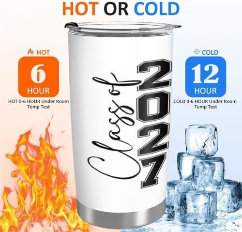 Class of 2027 Senior Night Gifts for Men Women 20oz Seniors Year Tumbler - Image 4