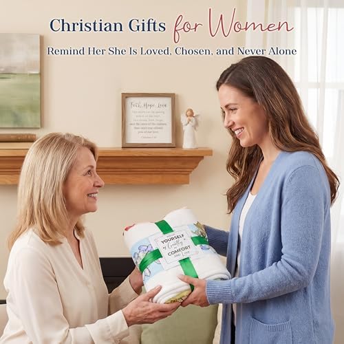 WRAPIX Christian Gifts for Women Faith - Soft Fleece Throw Blanket 50x60 in - Image 6