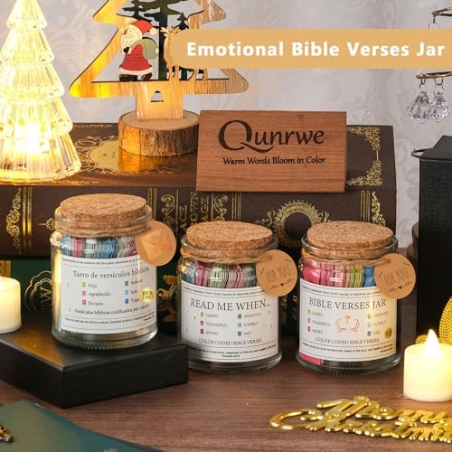 Spanish Bible Verse Jar,Frasco De Tarjetas Con Versículos Bíblicos RVR 1960 - Image 2