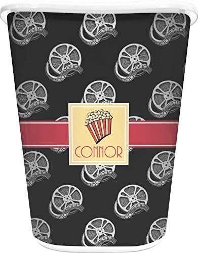 Personalized Movie Theater Waste Basket - Double Sided (White) by Unknown