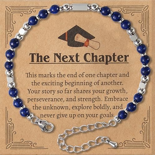 JOYIN Graduation Gifts 2026 for Her, Graduation Bracelet with Greeting Card and Gift Box, Inspirational Gifts for Women, Besties, High School College Classmates (Suitable for 14 Years Above) by JOYIN