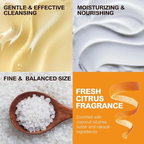 Body & Earth 8pc Citrus Gifts for Men Spa Gifts Bath Set for Man - Image 4