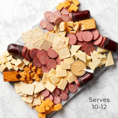 Hickory Farms Party Gift Basket- Meat and Cheese Food Gift Box (Extra Large) | Charcuterie Board Food | Summer Sausage | Father's Day | Mother's Day | Easter | Christmas | Holiday | Housewarming | Gourmet | Sympathy | Care Package - Image 3