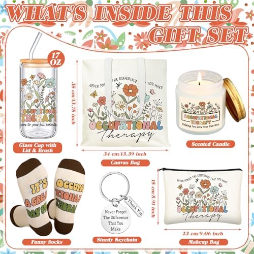 Funnymoom 6 Pcs Occupational Therapy Appreciation Gifts for Women - Image 3