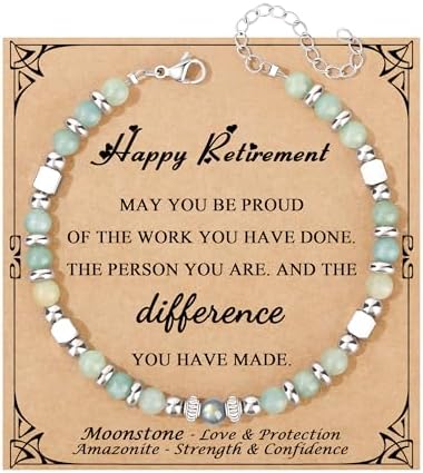 Gifts for Women Moonstone Bracelet, Amazonite Imperial Jasper Bracelets by Joycuff