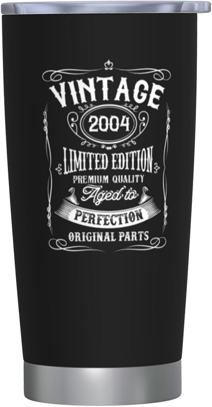 21st Birthday Gifts for Him/Men/Boys/Son/Boyfriend, Gift for 21 Year Old Male, 21 Year Old Birthday Gifts for Him Tumbler 20oz Coffee Cup Stainless Steel Travel Mugs