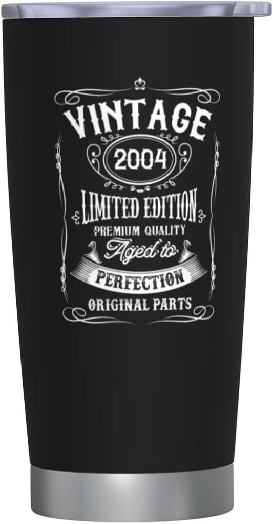 21st Birthday Gifts for Him/Men/Boys/Son/Boyfriend, Gift for 21 Year Old Male, 21 Year Old Birthday Gifts for Him Tumbler 20oz Coffee Cup Stainless Steel Travel Mugs