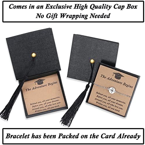 SAM & LORI Unique Grad Cap Box 2026 Graduation Gifts for Her/Him - Adjustable Unisex Bracelet for Primary/Middle School/High School/College Grads - Image 5