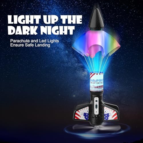 Mafbeanl Rocket Launcher for Kids, Self Launching Motorized Air Rocket Toy - Image 2