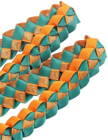 TFTAFAN Graduation Ribbon Lei Graduation Leis Necklace Class of 2026 Graduation Necklace Braided Necklace Graduation Gift Party Accessories for Women and Men - Image 3
