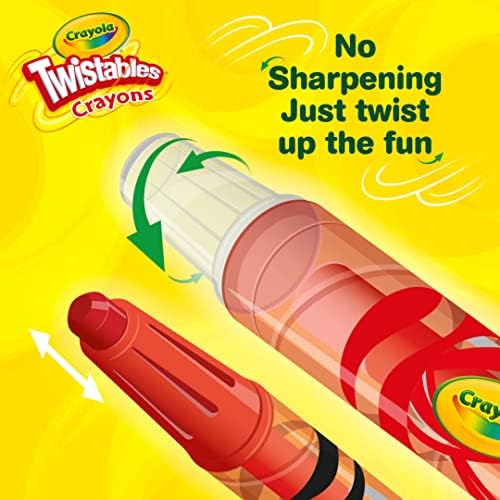 Crayola Twistables Crayons for Kids (24ct) Cute School Supplies for Toddlers, Preschool, Kindergarten, Elementary, Gifts for Boys & Girls, Ages 3, 4, 5 - Image 4