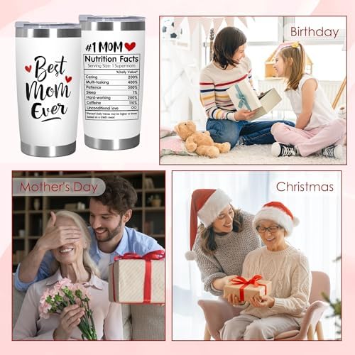 TEEZWONDER Birthday Gifts for Mom - 20 oz Stainless Steel Tumbler - Image 6