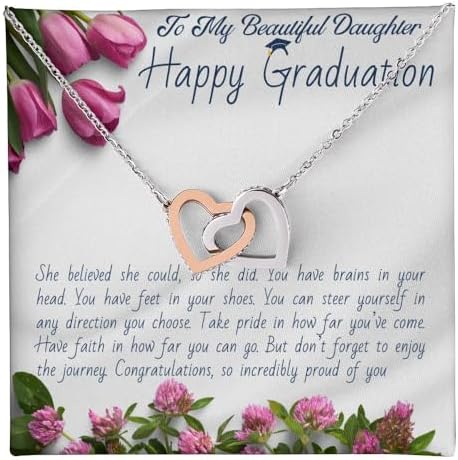 VIRAGIL 2023 Graduation Gifts for Her, Class of 2024 Love Knot Sterling Silver Pendant Necklace Senior College Graduation Jewelry Gifts for Girl Daughter by VIRAGIL