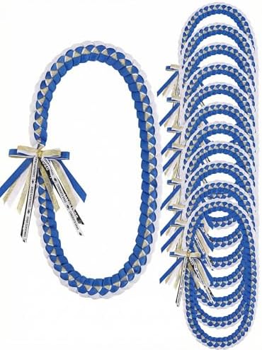 TFTAFAN Graduation Ribbon Lei Graduation Leis Necklace Class of 2026 Graduation Necklace Braided Necklace Graduation Gift Party Accessories for Women and Men by Unknown