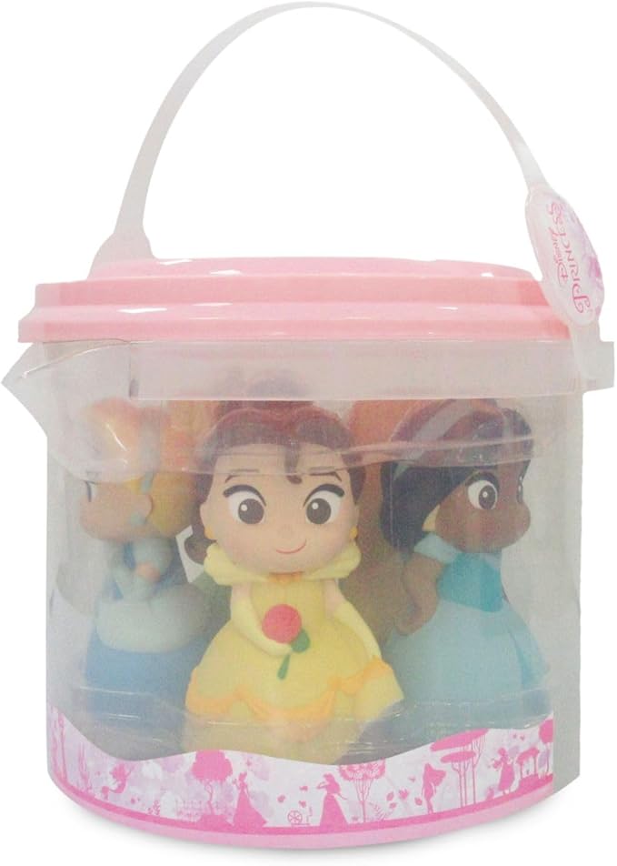 Disney Store Girl's Bath Set (Disney Princess) - Kids Bath Accessories with Beloved Disney Characters - Colorful and Fun Bath Time Essentials for Kids - Suitable for All Ages