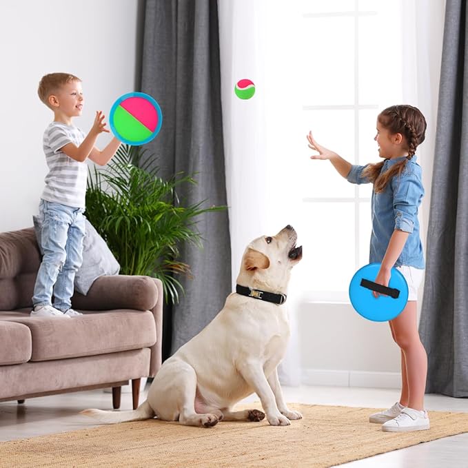 EVERICH TOY Upgraded Toss and Catch Ball Game Set, Outdoor Games for Kids Toys, Stocking Stuffers for Family Games, Beach Pool Yard Christmas Toys Birthday Gifts for Boys Girls 3 4 5 6 7 8-12 Year Old