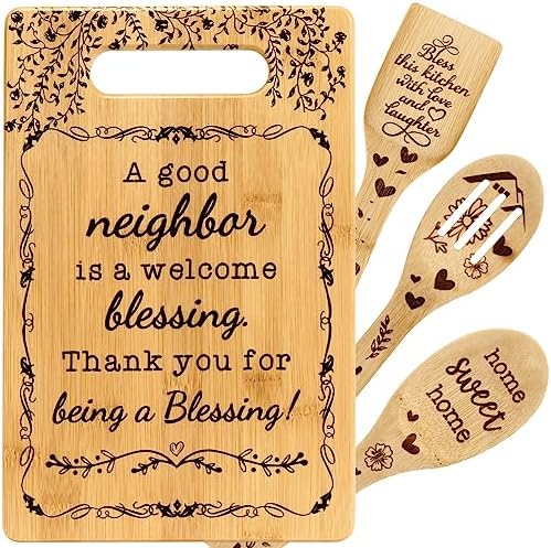 Neighbors Christmas unique Gifts Best Neighbor Ever Gift Housewarming Ideas by TuSuQing