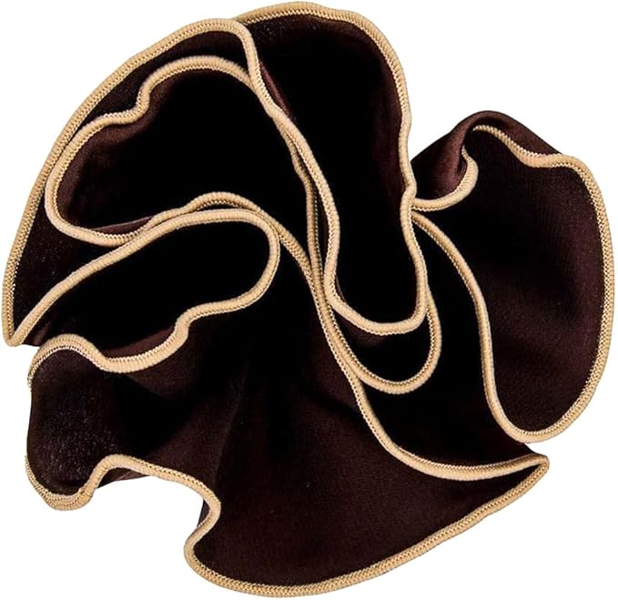 Premium Pre-Folded Four-Point Suit Pocket Square for Men with Sewn Pocket Fold
