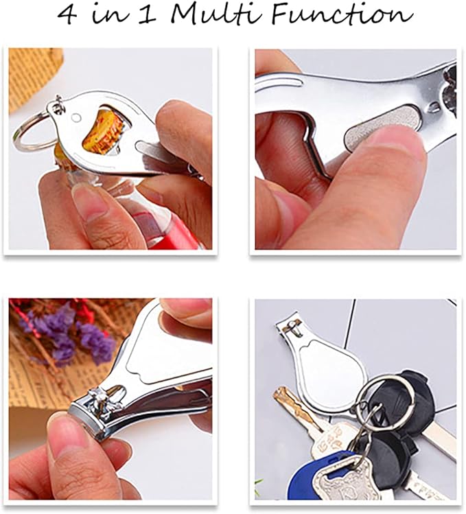 60pcs Personalized Custom Nail Clipper Bottle Opener Keychain Engraved Any Text/Logo Wedding Favors, Brewery, Bar, Anniversaries, Party, Restaurant, Manicure, Guests, Travel
