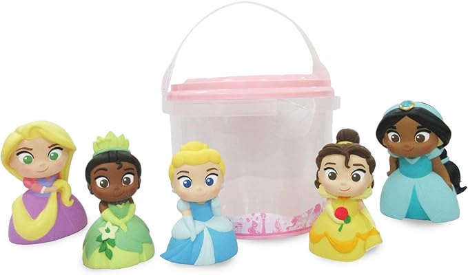 Disney Store Girl's Bath Set (Disney Princess) - Kids Bath Accessories with Beloved Disney Characters - Colorful and Fun Bath Time Essentials for Kids - Suitable for All Ages