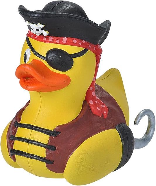 Wild Republic Rubber Ducks, Bath Toys, Kids Gifts, Pool Toys, Water Toys, Pirate, 4"