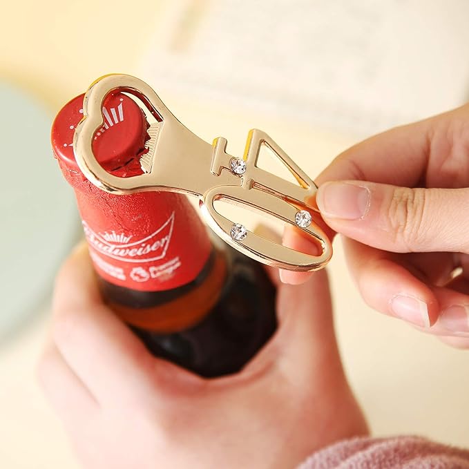 Set of 24 Gold 40th Birthday Party Favors Bottle Openers